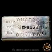 10.21oz Quatre Bonded Cascade Refining Vintage Silver Bar