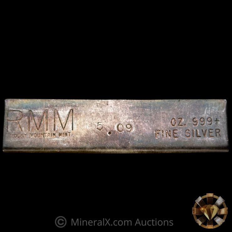 5.09oz RMM Rocky Mountain Mint Vintage Silver Bar