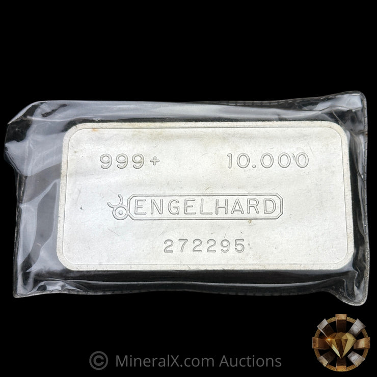 10oz Engelhard "With Dot Bull Logo" Vintage Silver Bar