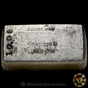 10.08oz American Credit Bar Vintage Silver Bar