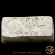 10.33oz Hoffman And Hoffman Vintage Silver Bar