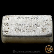 4.99oz American Credit Bar Vintage Silver Bar