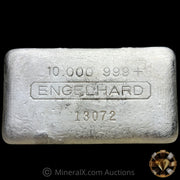 10oz Engelhard Partial X Prefix 5 Digit Vintage Silver Bar