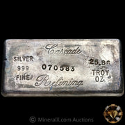 25.86oz Cascade Refining Vintage Silver Bar