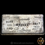 25.87oz Cascade Refining Vintage Silver Bar