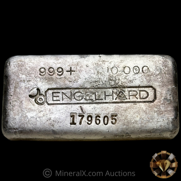 10oz Engelhard Bull Logo Vintage Silver Bar