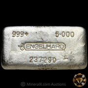 5oz Engelhard Bull Logo Vintage Silver Bar