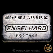 5oz Eneglhard P Loaf Vintage Silver Bar