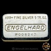 5oz Engelhard P Loaf Vintage Silver Bar