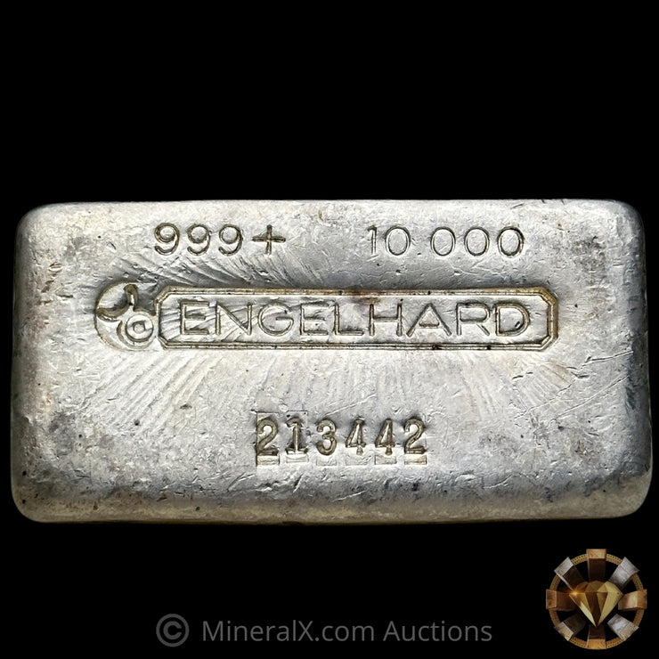 10oz Engelhard Bull Logo Vintage Silver Bar