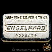 5oz Engelhard P Loaf Vintage Silver Bar