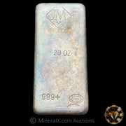 20oz JM Johnson Matthey Vintage Silver Bar