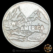 5oz Swiss Of America SOA Vintage Silver Round Bar