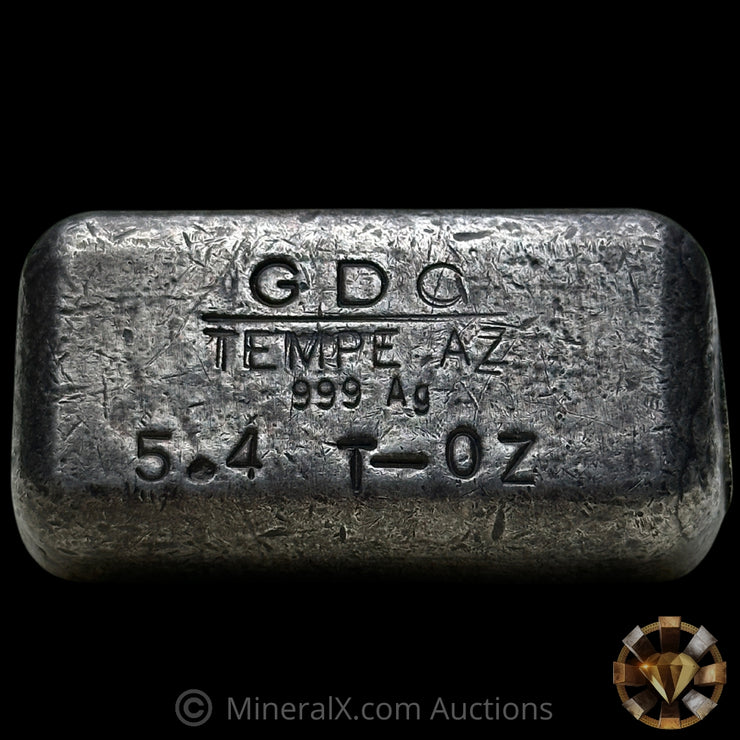 5.4oz GDC Gila Development Company Tempe AZ Vintage Silver Bar