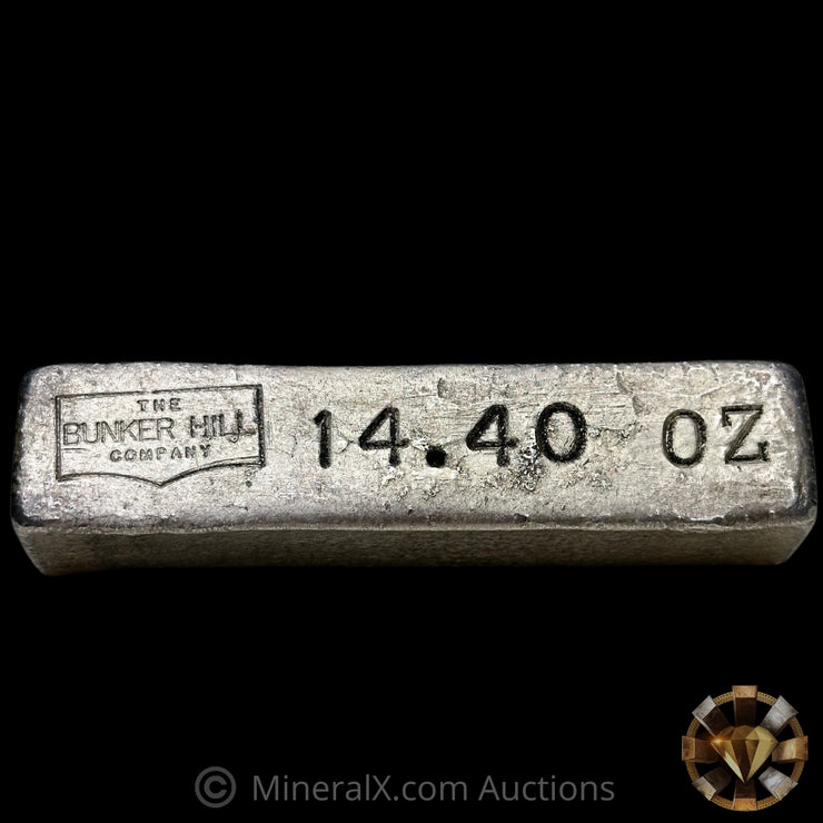 14.40oz The Bunker Hill Company Vintage Silver Bar