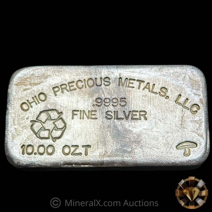 10oz Ohio Precious Metals Vintage Silver Bar