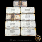 x9 1oz Jackson Precious Metals JPM Vintage Silver Art Bars