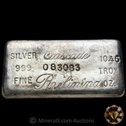 10.45oz Cascade Refining Vintage Silver Bar