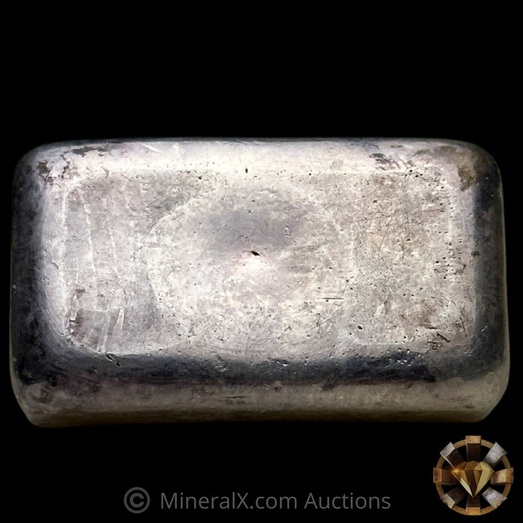 3oz JMC Johnson Matthey With Maple Leaf Vintage Silver Bar