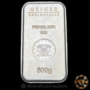 500g (16.075oz) Geiger Edelmetalle Feinsilber Silver Bar