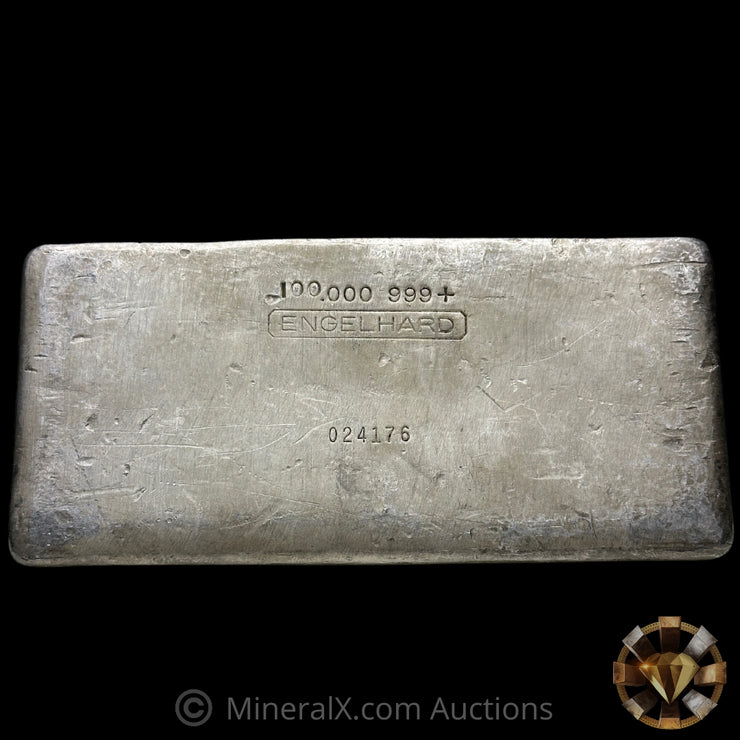 100oz Engelhard 0-Leading 1st Series Vintage Silver Bar