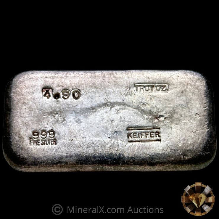 4.90oz Keiffer Vintage Silver Bar