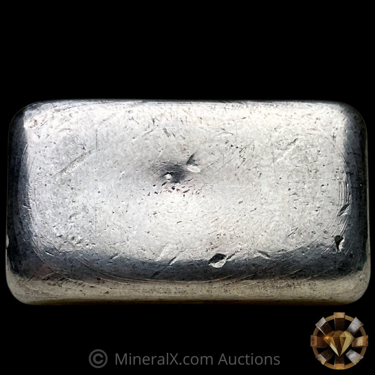 3oz JMC Johnson Matthey With Maple Leaf Vintage Silver Bar