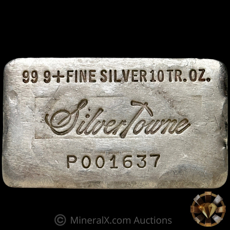 10oz Engelhard Silvertowne Vintage Silver Bar