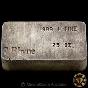 25oz C Rhyne & Associates Vintage Silver Bar