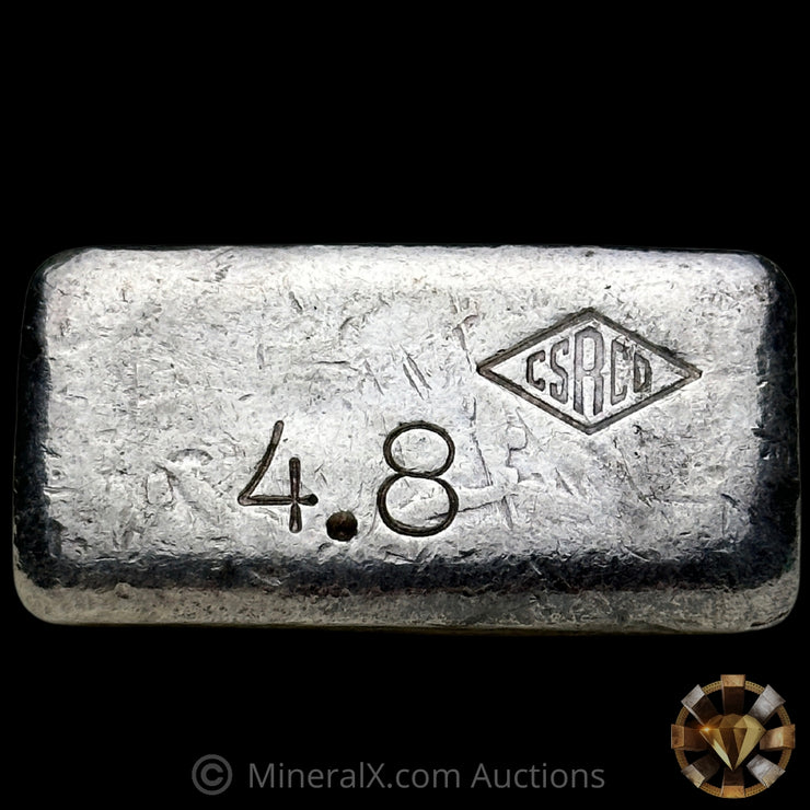 4.8oz Academy CSRCO Counterstamp Vintage Silver Bar