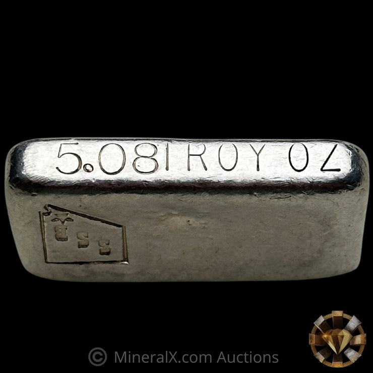 5.08oz SSB Silver State Bullion Vintage Silver Bar