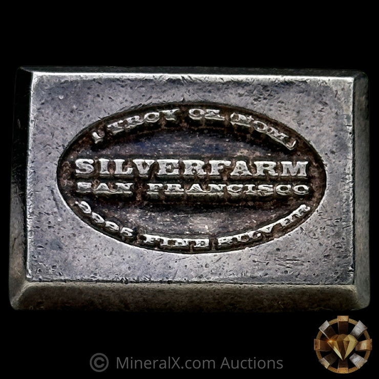 1oz Silverfarm San Francisco Vintage Silver Bar