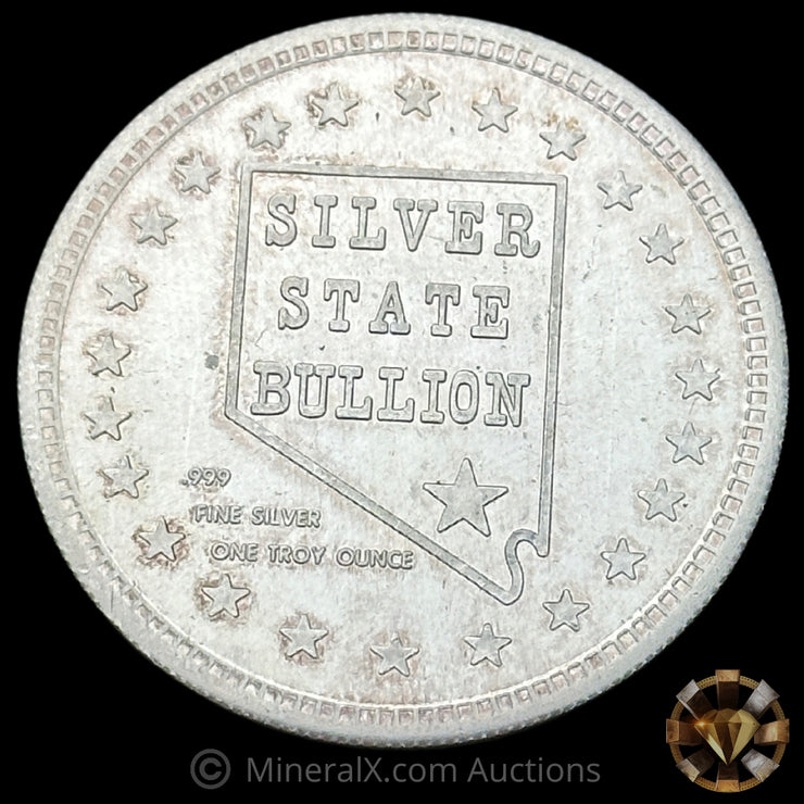 1oz SSB Silver State Bullion Vintage Silver Coin