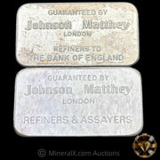 x2 100g JMC Johnson Matthey London Vintage Silver Bars (Different Varieties)