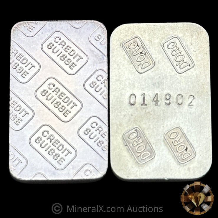 x2 5g Vintage Silver Fractional Bars