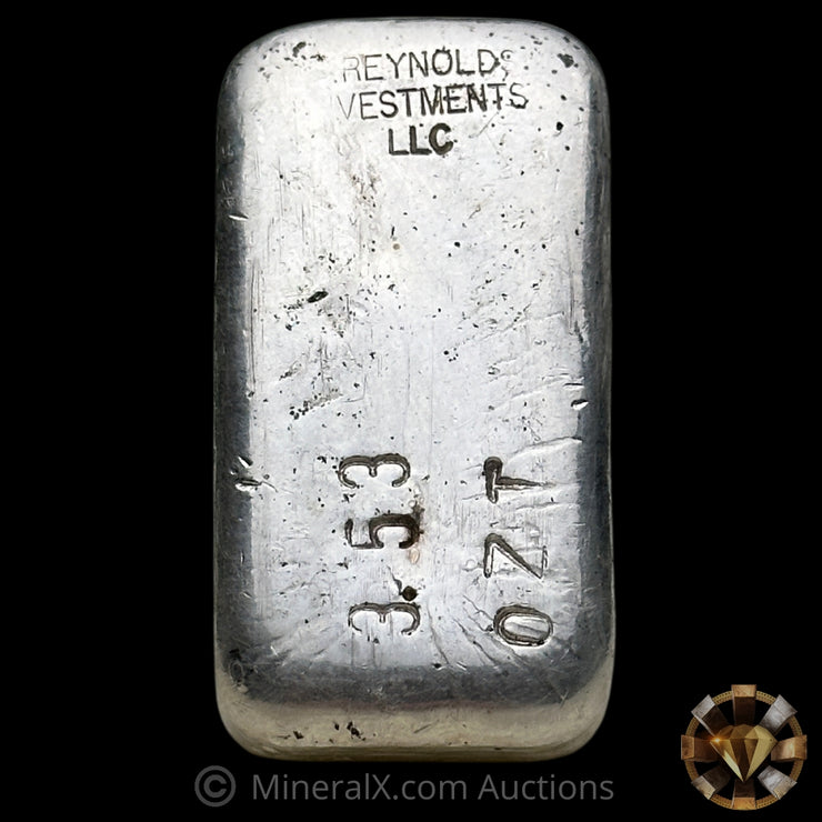 3.53oz Reynolds Investments LLC Vintage Silver Bar