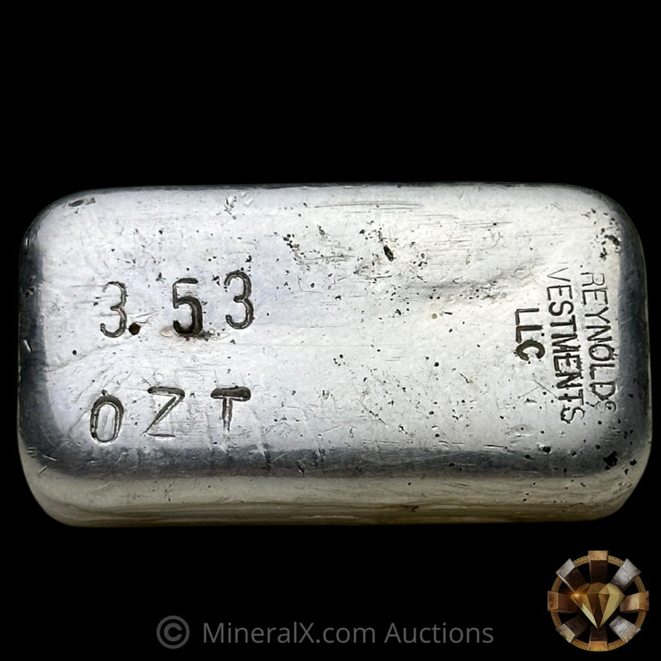 3.53oz Reynolds Investments LLC Vintage Silver Bar