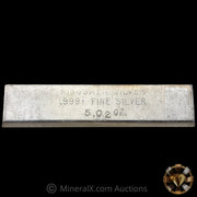 5.02oz Kingsmen Silver Vintage Silver Bar