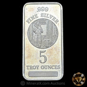 5oz NMI Nevada Metallurgical Inc Vintage Silver Bar