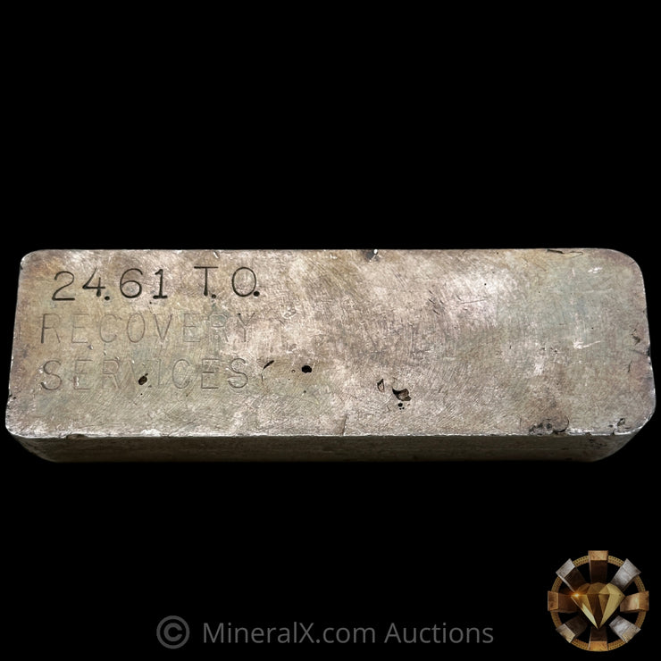 24.61oz Recovery Services Vintage Silver Bar