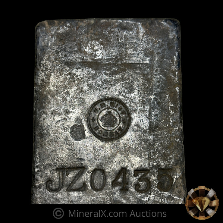 1064.6oz 1940 Authentic WW2 SS Gairsoppa Shipwreck Treasure Vintage Silver Ingot Bar With Handsigned COA From CEO Of Odyssey Exploration