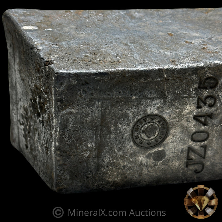 1064.6oz 1940 Authentic WW2 SS Gairsoppa Shipwreck Treasure Vintage Silver Ingot Bar With Handsigned COA From CEO Of Odyssey Exploration