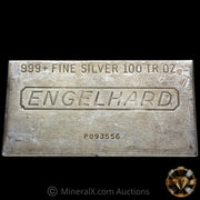 100oz Engelhard Vintage Extruded Silver Bar