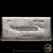 20oz Engelhard Bull Logo Scribbleback Vintage Silver Bar