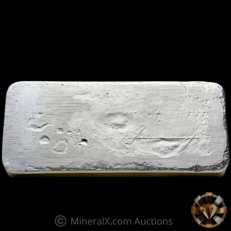 Kilo Engelhard London Vintage Silver Bar With Mocatta & Goldsmid Counterstamp