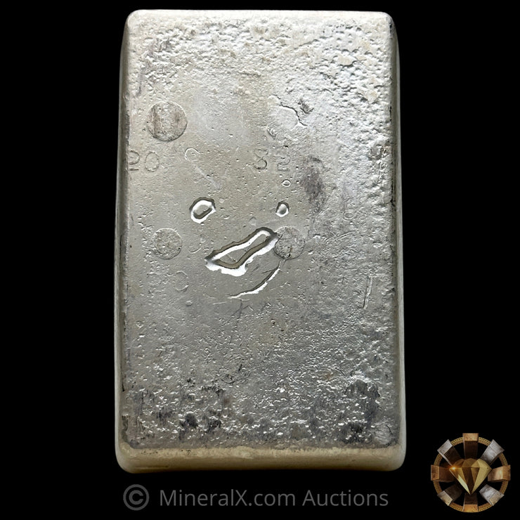 25oz Engelhard 4th Series Vintage Silver Bar With Unique Reverse Convex Stampings