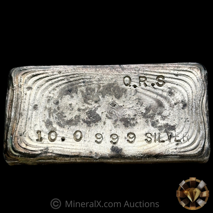 10oz QRS (Possible Buschemeyers Related) Vintage Silver Bar