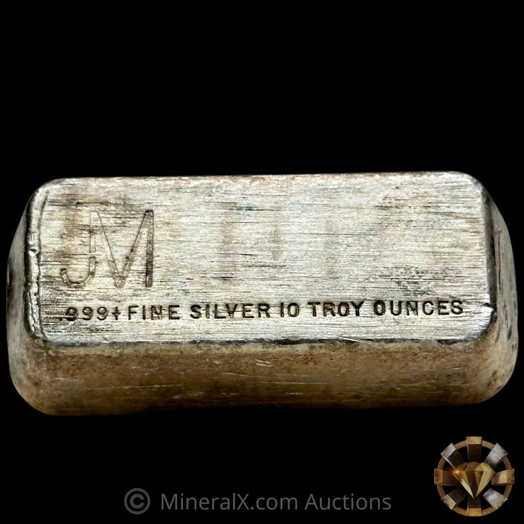 10oz JM Vintage Silver Bar