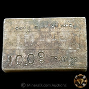 10.09oz New Hope Gold & Silver Vintage Silver Bar