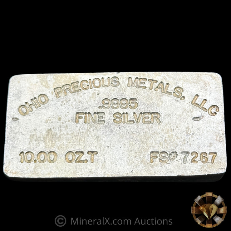 10oz Ohio Precious Metals Silver Bar